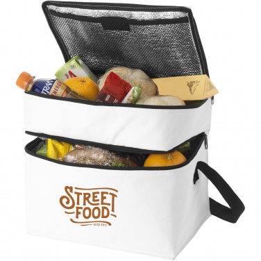 Logotrade promotional item picture of: Oslo 2-zippered compartments cooler bag 13L