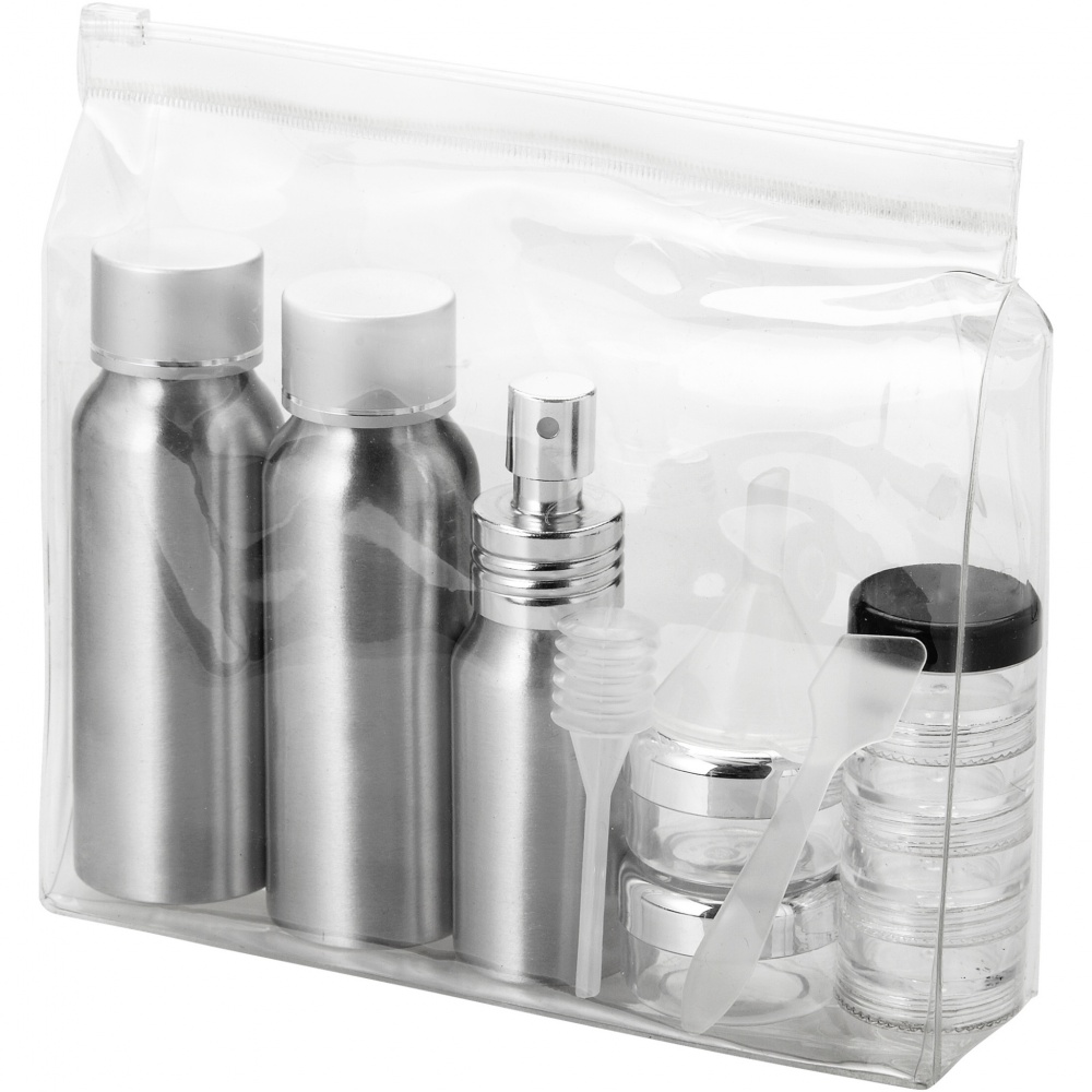 Logo trade promotional item photo of: Frankfurt airline approved travel bottle set