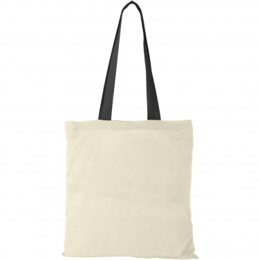 Logotrade promotional merchandise picture of: Nevada 100 g/m² cotton tote bag coloured handles 7L