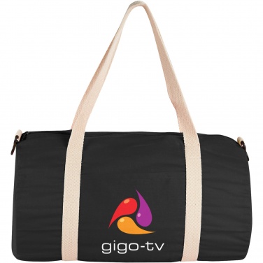 Logotrade promotional items photo of: Cochichuate cotton barrel duffel bag 25L