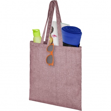 Logo trade business gifts image of: Pheebs 150 g/m² recycled tote bag 7L