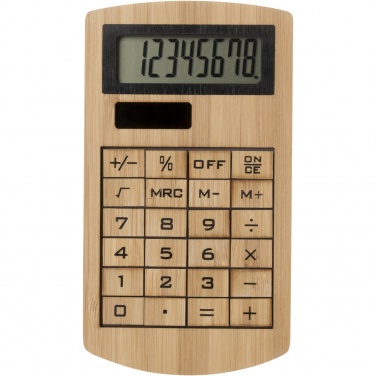 Logotrade promotional product picture of: Eugene calculator made of bamboo