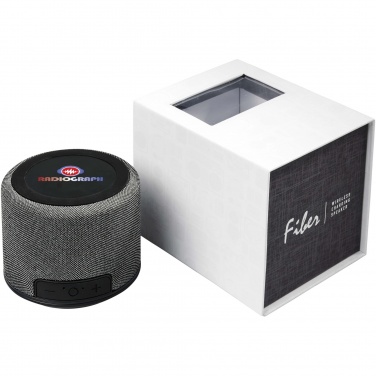 Logo trade promotional product photo of: Fiber 3W wireless charging Bluetooth® speaker