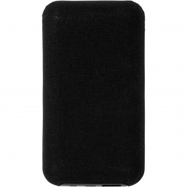 Logotrade promotional item picture of: Future 6000 mAh bamboo/fabric wireless power bank