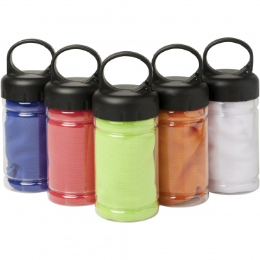 Logo trade promotional merchandise image of: Remy cooling towel in PET container