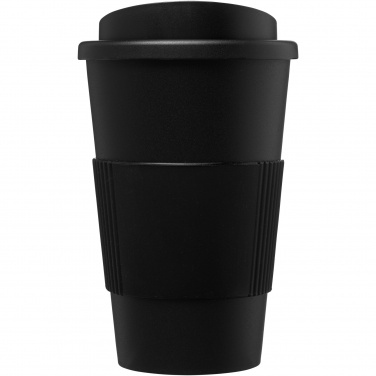 Logo trade promotional merchandise image of: Americano® 350 ml insulated tumbler with grip
