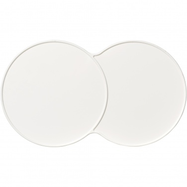 Logo trade promotional items image of: Sidekick plastic coaster