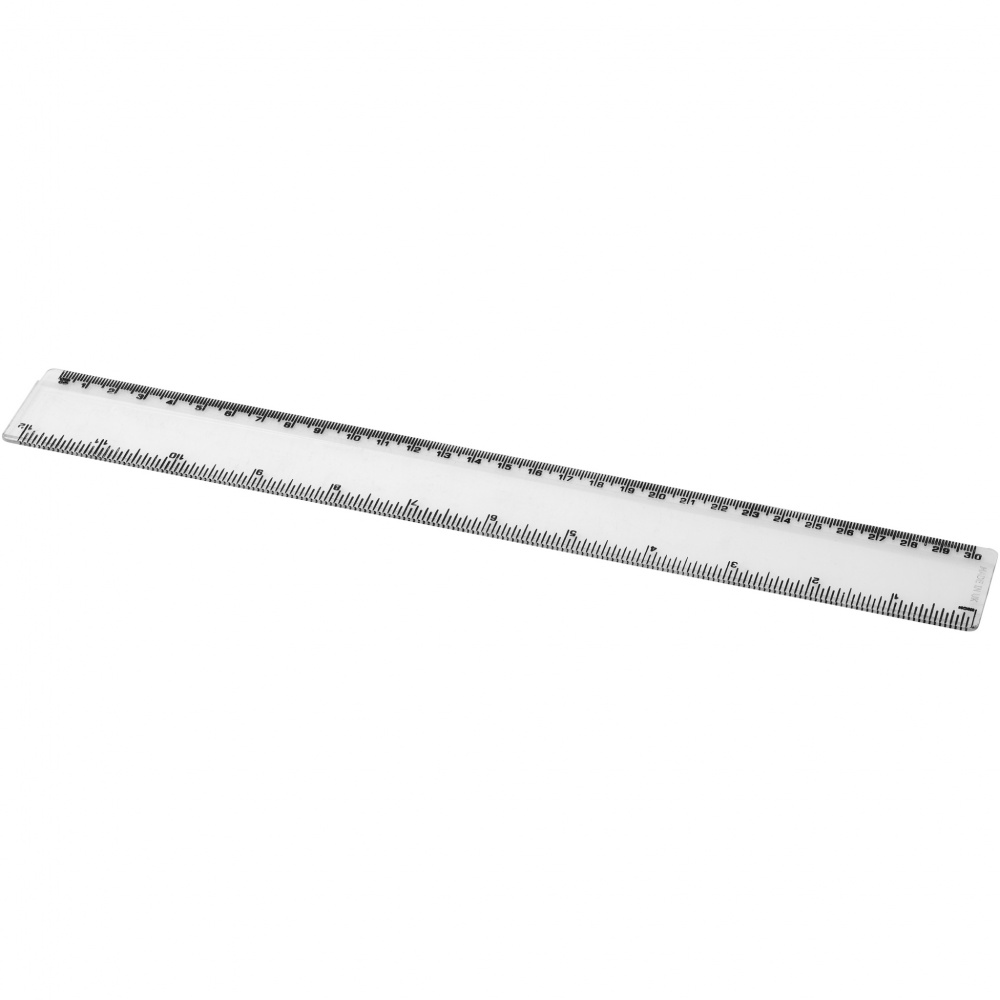 Logo trade promotional product photo of: Renzo 30 cm plastic ruler