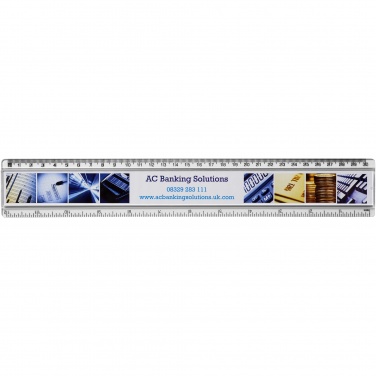 Logotrade promotional gift image of: Ellison 30 cm plastic insert ruler