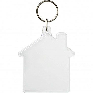 Logotrade promotional item image of: Combo house-shaped keychain