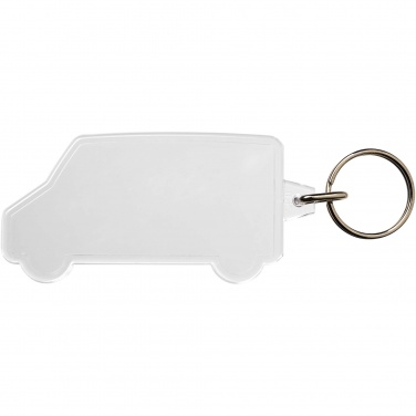 Logo trade promotional products image of: Combo van-shaped keychain