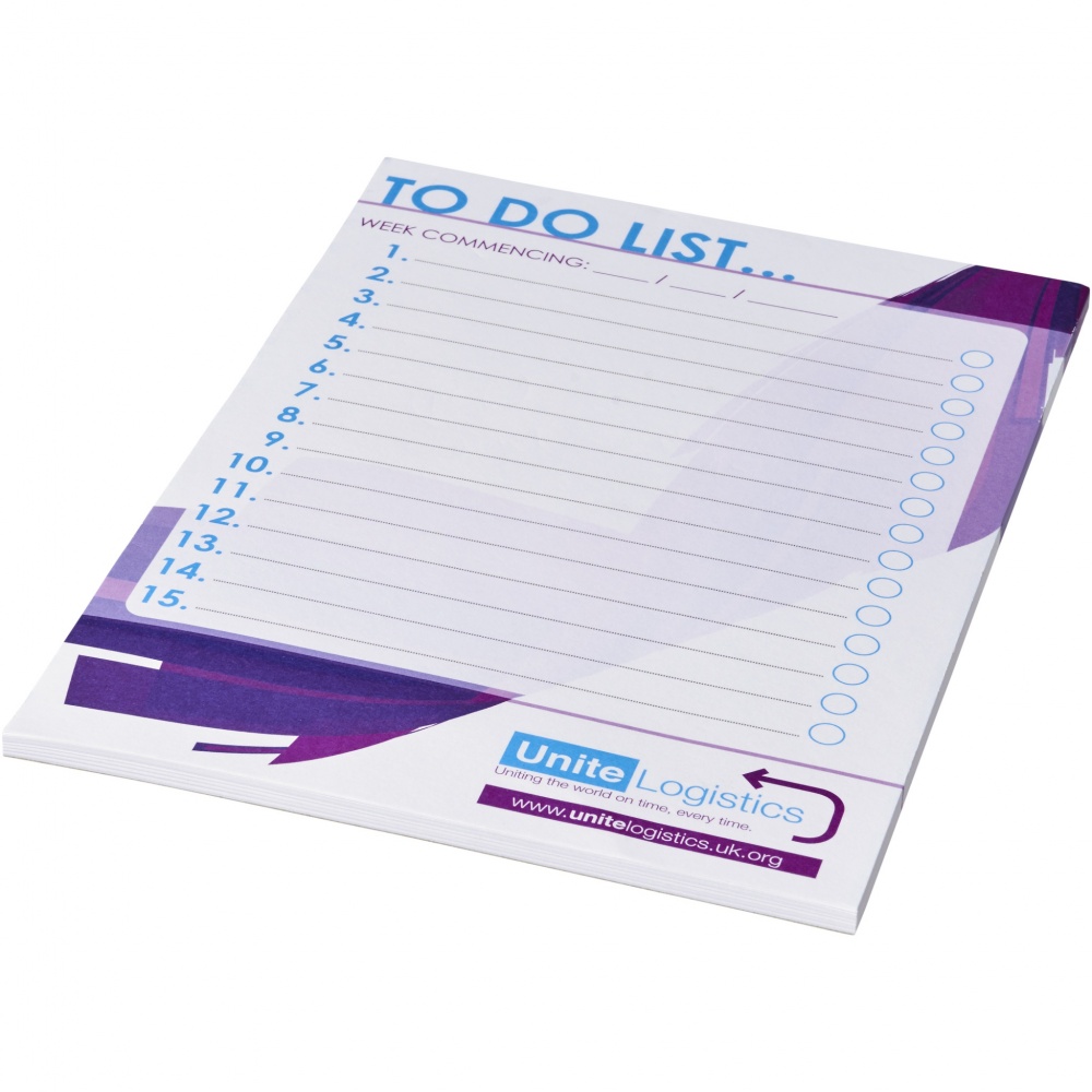 Logo trade promotional products picture of: Desk-Mate® A5 notepad