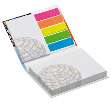 Logotrade promotional merchandise photo of: Combi notes page marker set hard cover