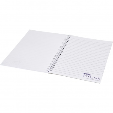 Logo trade corporate gifts image of: Desk-Mate® spiral A4 notebook