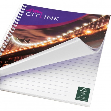Logo trade advertising products picture of: Desk-Mate® A5 spiral notebook