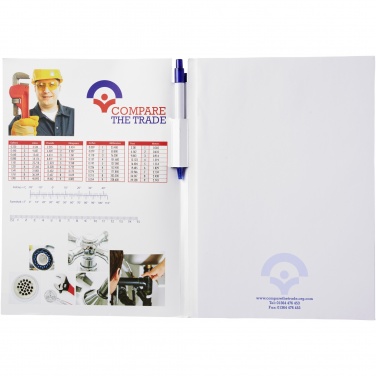 Logo trade promotional items image of: Essential conference pack A4 notepad and pen