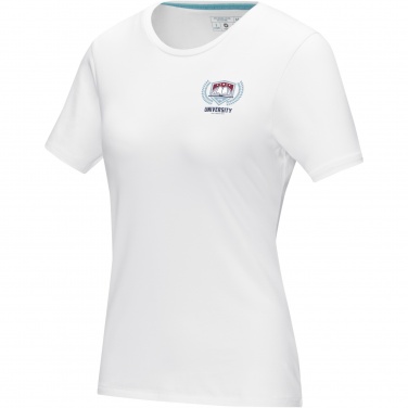 Logo trade advertising products image of: Balfour short sleeve women's organic t-shirt