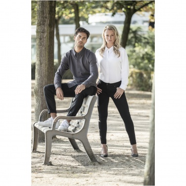 Logo trade advertising product photo of: Bigelow long sleeve men's pique shirt