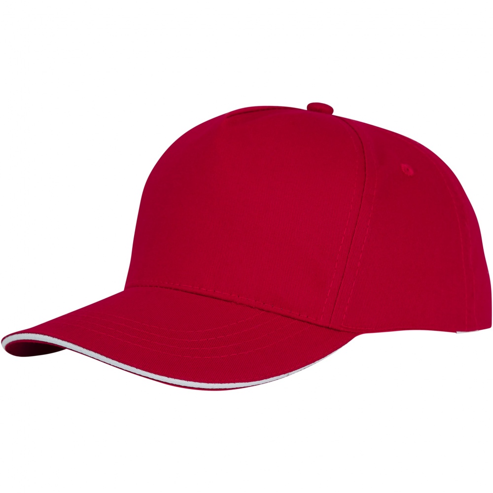 Logo trade corporate gifts image of: Ceto 5 panel sandwich cap