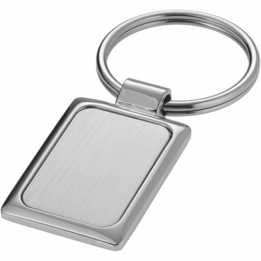 Logo trade corporate gift photo of: Sergio rectangular metal keychain