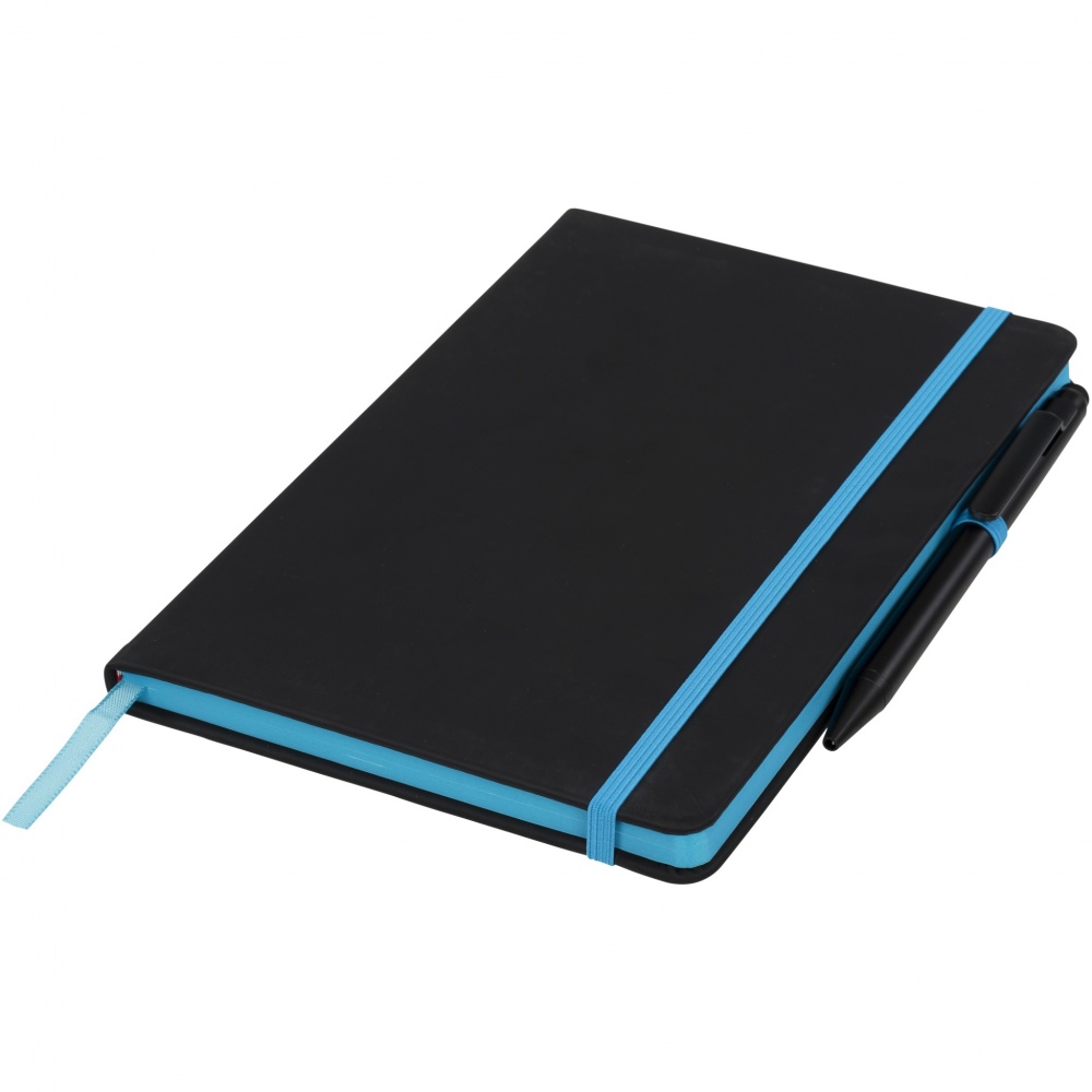 Logo trade promotional product photo of: Noir Edge medium notebook
