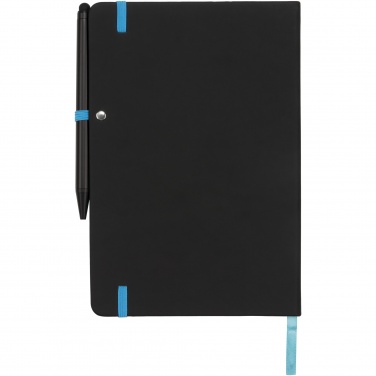 Logo trade promotional giveaways picture of: Noir Edge medium notebook