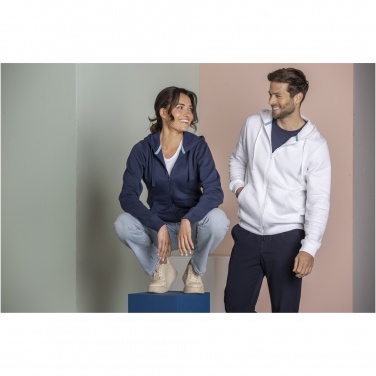 Logo trade corporate gifts picture of: Ruby men’s organic recycled full zip hoodie