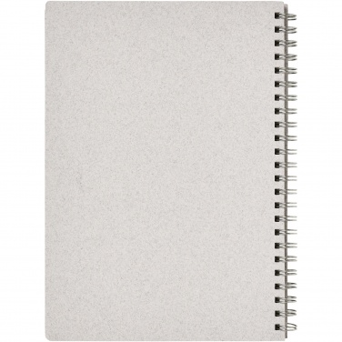 Logotrade promotional giveaway image of: Bianco A5 size wire-o notebook