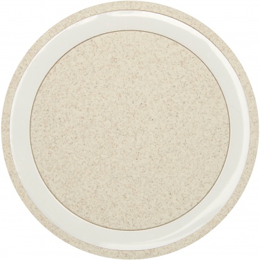 Logo trade promotional item photo of: Naka 5W wheat straw wireless charging pad