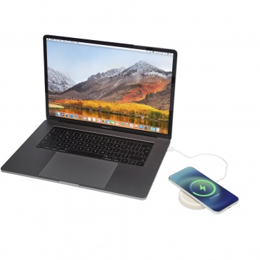 Logotrade corporate gift picture of: Naka 5W wheat straw wireless charging pad