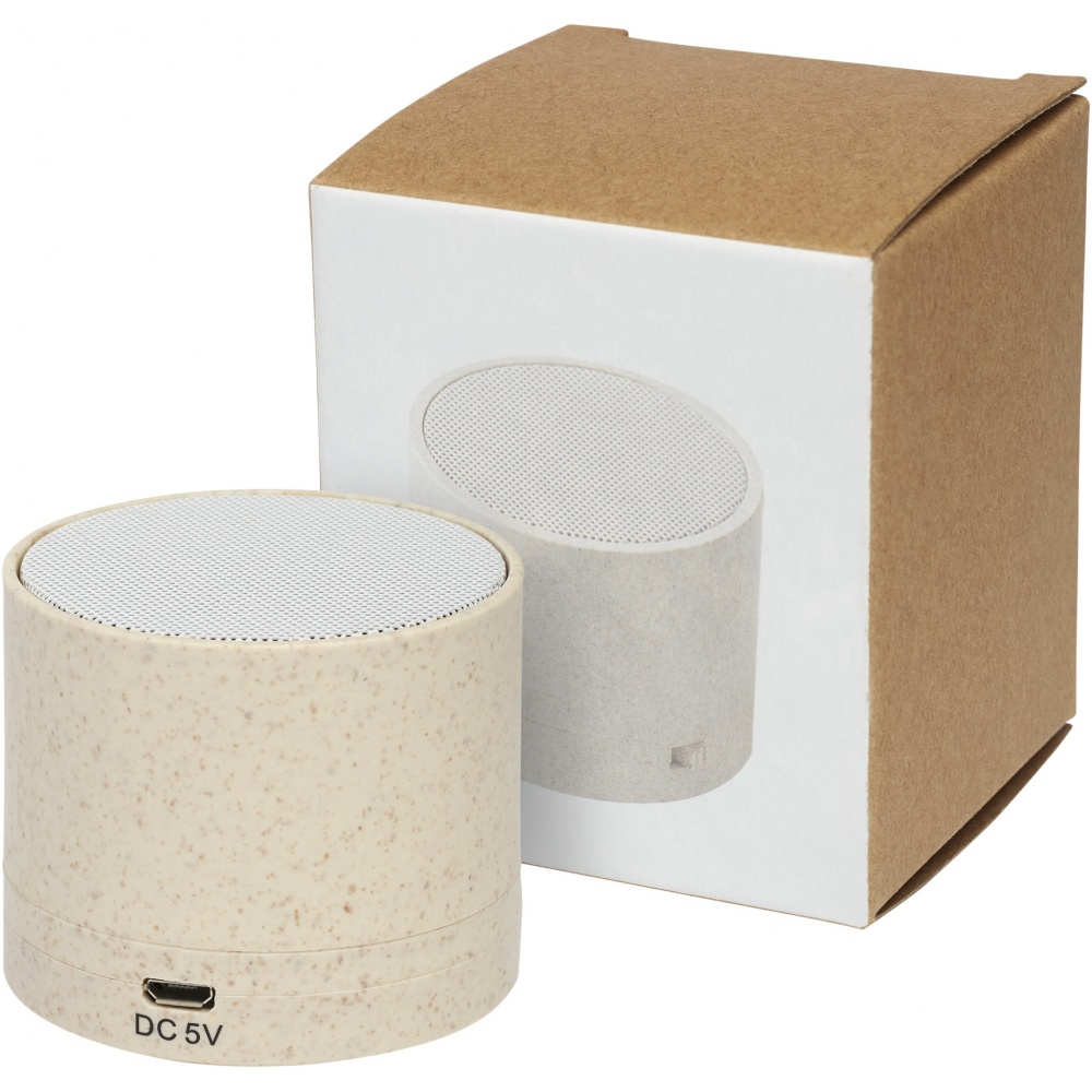 Logotrade advertising product image of: Kikai wheat straw Bluetooth® speaker