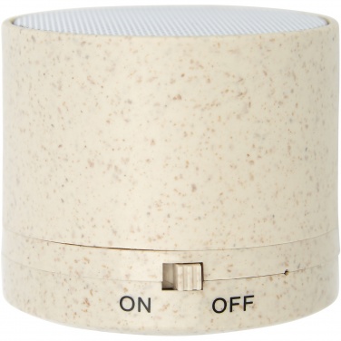 Logotrade corporate gift image of: Kikai wheat straw Bluetooth® speaker