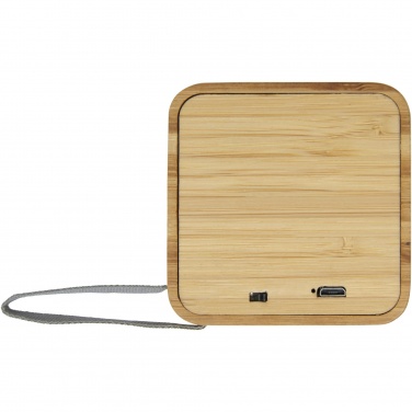 Logo trade promotional gifts image of: Arcana bamboo Bluetooth® speaker