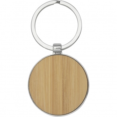 Logotrade corporate gifts photo of: Nino bamboo round keychain