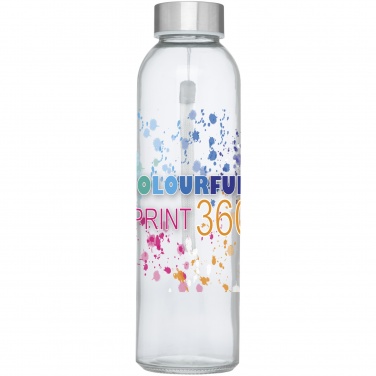 Logo trade promotional giveaways image of: Bodhi 500 ml glass water bottle