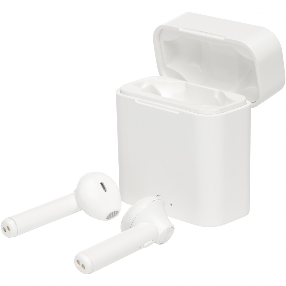 Logo trade promotional merchandise image of: Volantis UVC True Wireless auto pair earbuds