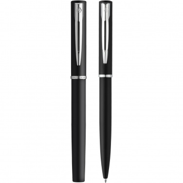 Logo trade promotional giveaways picture of: Waterman Allure ballpoint and rollerball pen set