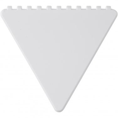 Logo trade promotional giveaways image of: Frosty triangular recycled plastic ice scraper