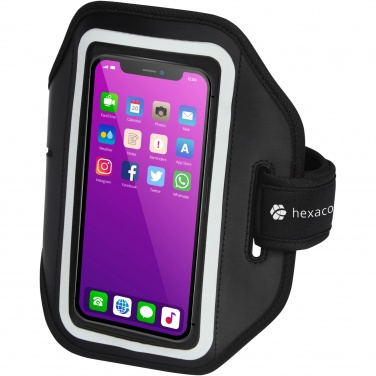 Logotrade corporate gift image of: Haile reflective smartphone bracelet with transparent cover