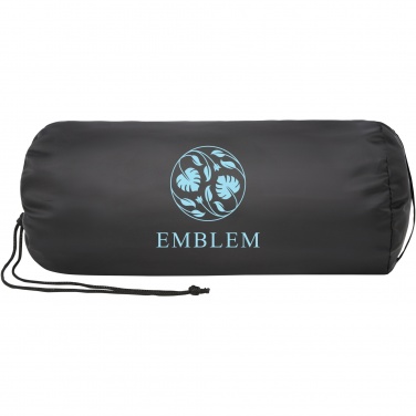 Logo trade promotional giveaways image of: Lily GRS certified RPET coral fleece blanket