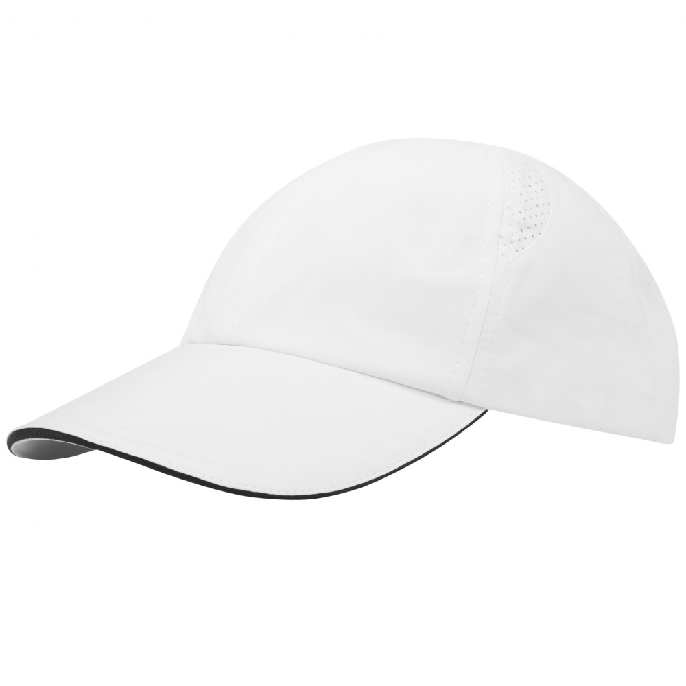 Logotrade advertising products photo of: Morion 6 panel GRS recycled cool fit sandwich cap