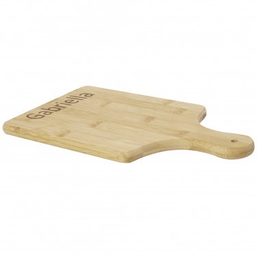 Logo trade promotional merchandise image of: Quimet bamboo cutting board