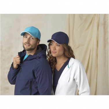 Logotrade advertising products photo of: Topaz 6 panel GRS recycled sandwich cap