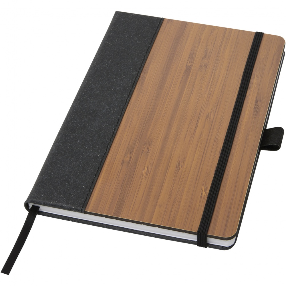 Logo trade corporate gifts image of: Note A5 bamboo notebook