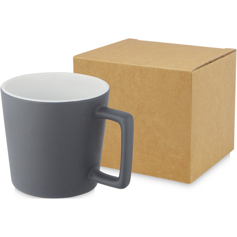 Logo trade advertising product photo of: Cali 370 ml ceramic mug with matt finish