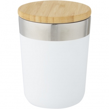 Logo trade promotional product photo of: Lagan 300 ml stainless steel tumbler with bamboo lid