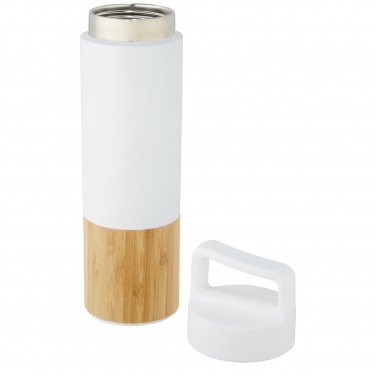 Logotrade promotional merchandise image of: Torne 540 ml  stainless steel bottle with bamboo outer wall