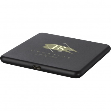 Logotrade promotional products photo of: Loop 10W recycled plastic wireless charging pad