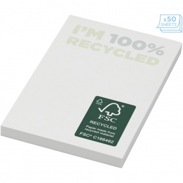 Logotrade promotional merchandise photo of: Sticky-Mate® recycled sticky notes 50 x 75 mm