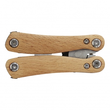 Logo trade promotional merchandise image of: Anderson 12-function medium wooden multi-tool